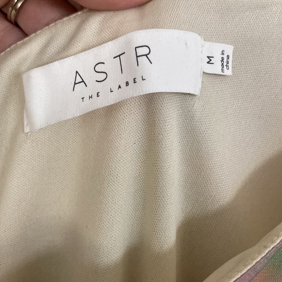 NWT ASTR The Label One Shoulder Floral Neck-Tie Dress - Picture 9 of 11